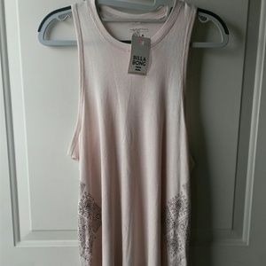 Billa Bong Cream Tank w/ side detail